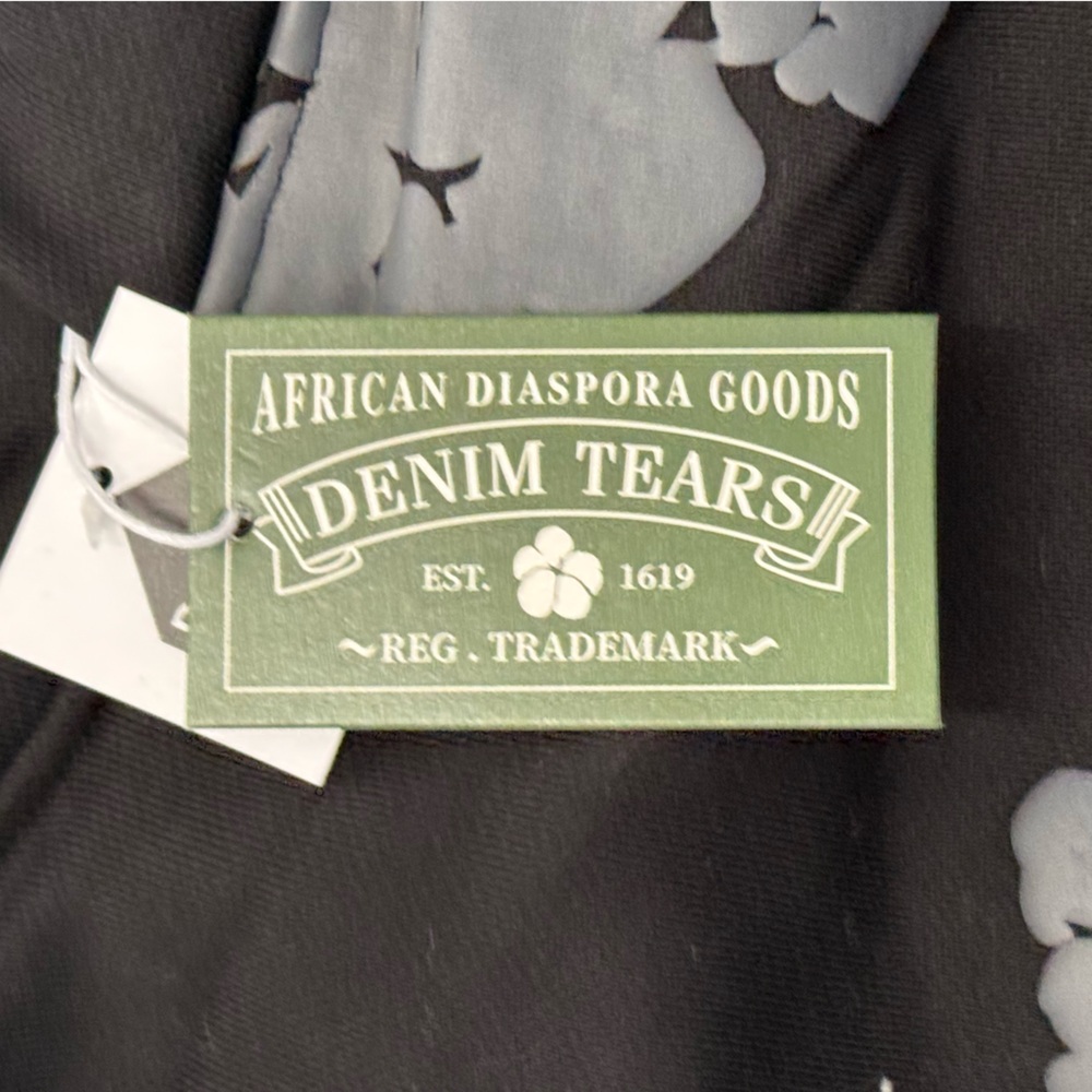 Black denim tears cotton wreath Hoodie - Picture 3 of 7